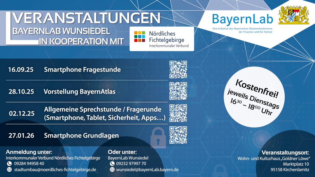 Termingrafik Veranstaltungsreihe in Kooperation mit Inerkommunalem Verbund Nördliches Fichtelgebirge Termingrafik Veranstaltungsreihe in Kooperation mit Inerkommunalem Verbund Nördliches Fichtelgebirge